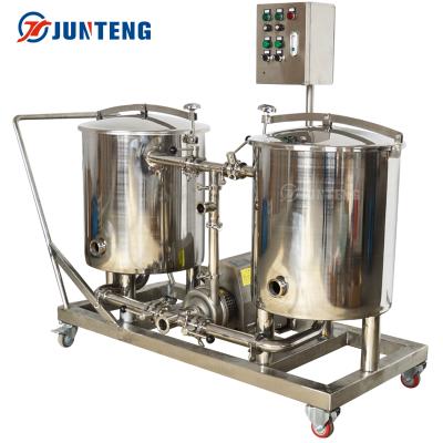 China Beer Brewery Industry Factory Price Small Portable Beer Brewery CIP Cleaning System Semi Automatic for sale