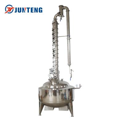 China food & Cheap Electric Beverage Plant Steam Heater Gas Heater Vodka, Whiskey, Juniper, Rum, Brandy Alcohol Distillation Equipment for sale