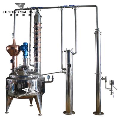 China Craft Spirit Production Line 500L, 800L, 1000L Whiskey, Juniper, Vodka, Brandy Bubble Plates Alcohol Distiller Equipment for sale