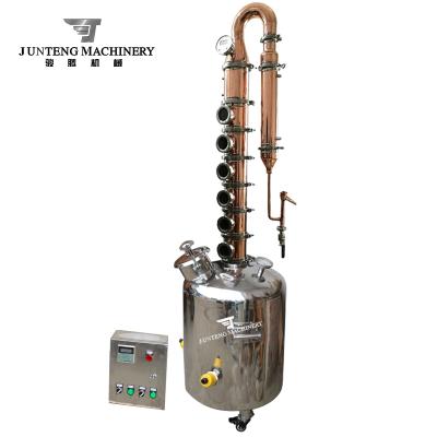 China Beverage & Wine Processing Equipment Price of Brandy Gin Still Alcohol Distiller /Whisky Vodka Rum Whiskey Distillation Machinery 50L/100L/200L Copper for sale