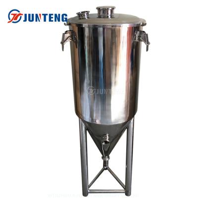 China Professional brewery home fermentation design 50L/100L fermentation tank equipment for beer fermentation with open lid for sale