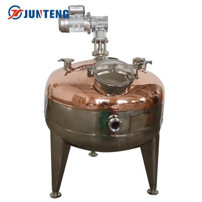 China Alcohol distillatoin plant still customized new product 200L copper pot still single wall for alcohol distilled food storage for sale