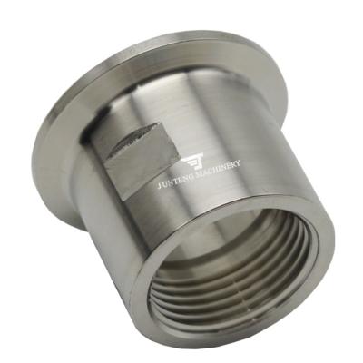 China SS304 / SS316L Sanitary Tri Clamp NPT BSP Female Thread Adapter Female Round for sale