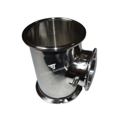 China SS304 Sanitary Stainless Steel ThermoWell TriClamp Tee Round for sale