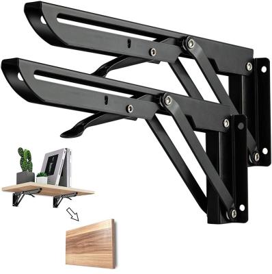 China Kitchen Hardware Stainless Steel Triangle Shelf Bracket Furniture Bracket Heavy Duty Cast Iron Floating Shelf Brackets 8/10/12/14/16/18/20-inch for sale