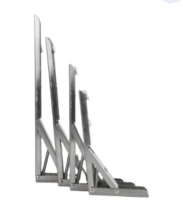 China Custom high quality mounting adjustable metal triangle metal shelf folding f-shaped bracket for sale