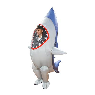 China High Quality Inflatable Sets Lovely Shark Party Cosplay Costume With Smart Style For Sale for sale