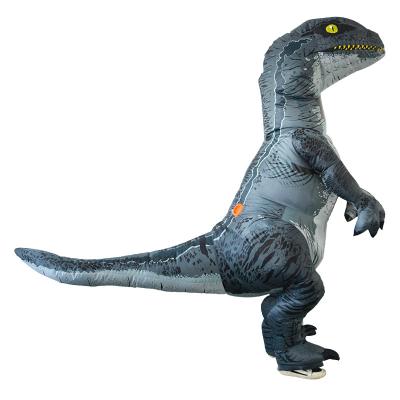 China As Party Fun Adult Pictures Halloween Dinosaur Costume Size Inflatable Raptor Costume for sale