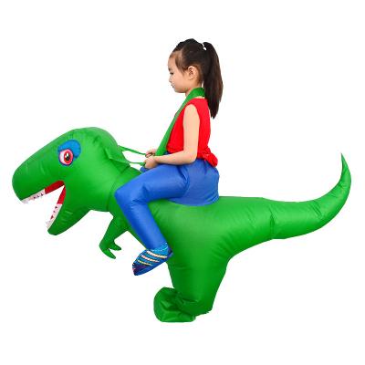 China Cosplay Kids Ride On Dinosaur Costume Halloween Party Realistic Dinosaur Costume For Kids for sale