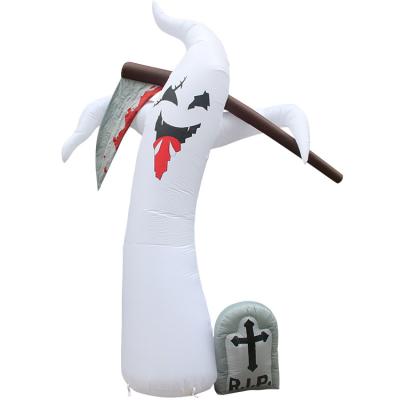 China Outdoor Polyester Fake Blow Up Small Inflatable Decoration Halloween Devil Ghost for sale