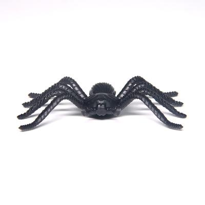 China Plasitc Realistic Plastic Spider Toys Halloween Prank Props Funny Halloween Decorations for sale