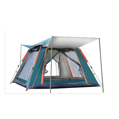 China Extended Type New Design Coleman Car Canvas Hotel Resort Outdoor Canopy With Sidewall 10 Person Tent for sale