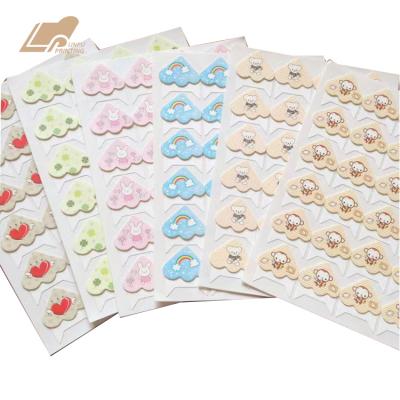 China Adhesive Sticker Kids Fashion Photo Corner Sticker Cute Cartoon Note Decoration Label for sale