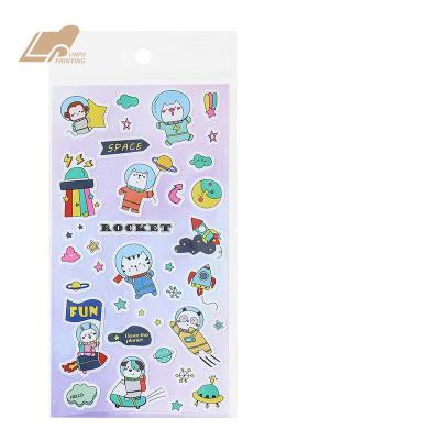 China Colorful Cute Adhesive Sticker Decals Laptop Water Bottle Phone Skateboard Sticker Set For Teens Girls Kids for sale