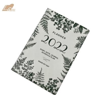 China 2022 Hardcover A5 Schedule Notebook School Agenda Notebook Planner Printing for sale