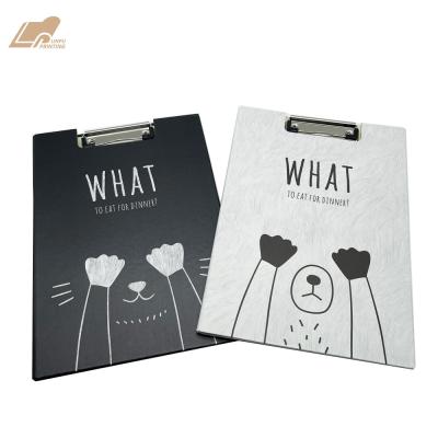 China Hot Feature Sales Documents Storage Folder Folder A4 Paper Cardboard Clip With Notebook for sale