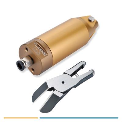 China Factory VLASHIN Pneumatic Scissors Tool Air Nipper Gold Color Cutting Plastic Air Cylinder Scissors for sale