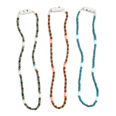 China - fast flashing-regular flashing-slow on china wholesale Mardi Gras Beads Necklace With led light for party for sale