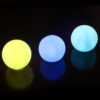 China Gift 7.5cm Waterproof Liquid Activated Led Floating Ball Led Up Light Bath Toy Light for sale