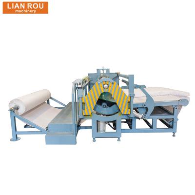 China Mattress Making Hot Selling Automatic Compress Pocket Spring Sponge Foam Without Border Frame Latex Roll Compressed Mattress Wrapping Machine for sale