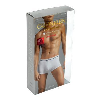 China Display Products Custom PVC Clear Plastic Double Hanger Transparent Blister Packing Box for sale