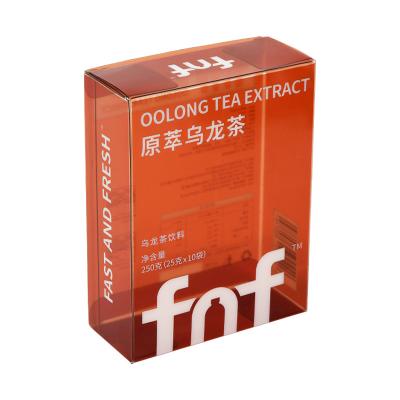 China Custom Product Display Blister Case Packing Tray PET Blister Packing Fruit Tea Box for sale