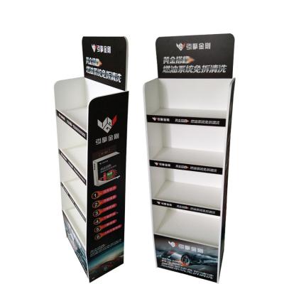 China Product Display Hot Sale Customizable Paper Display Stand With Hooks For Accessories for sale