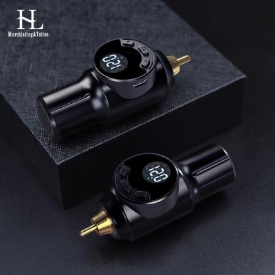 China Display Screen Mini Wireless Tattoo Power Supply Mini Wireless Tattoo Power Supply RCA Permanent Connector for sale