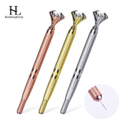 China Diamond Tip Eyebrow Microblading Tattoo Pen Multifunctional Manual Pen Permanent Makeup Eyebrow Tattoo for sale