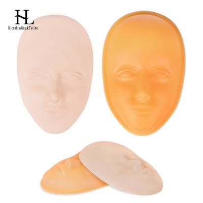 China Hot Selling Full Face 5d Realistic Latex Makeup Academy PMU Permanent Dream Tattoo Protection Training Realistic Latex Faces Practice Skin for sale