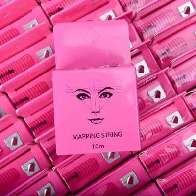 China Training Schools Private Label Pre Inked Tracing String Eyebrow Shaping Tracing String Microblading Supply Forehead Tracing String for sale