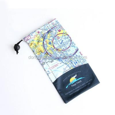 China Custom Offset Printing Microfiber Pouch For Goggles for sale