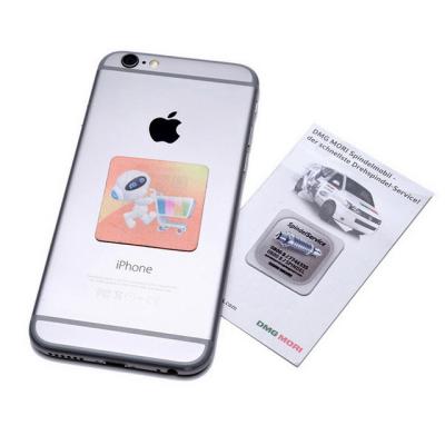 China Mobile Phone Gift Removable Microfiber Cleaning Sticker for sale