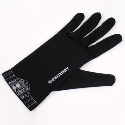 China Watch Jewelry Glasses Customized Microfiber Print Black Cotton Silk Gloves for sale