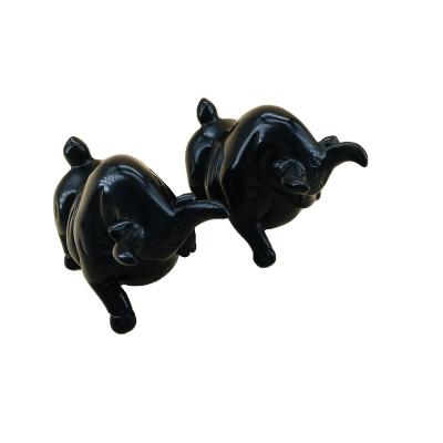 China China High Quality Hand Carved Crafts Cattle 12 Animal Zodiac Crystal Cow for sale