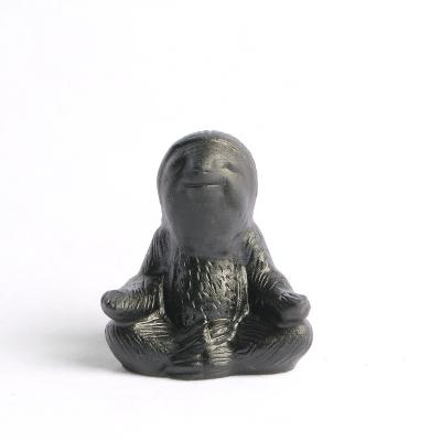 China China Natural Crystal Obsidian Hand-Carved Unique Bradypod Crystal Sloths for sale