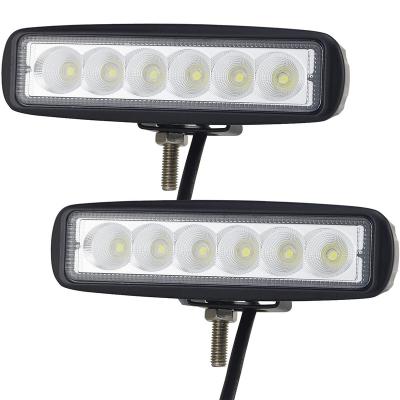 China Aluminum Alloy High Power Atv Tractor Off Road Light Fog Driving Lamp Truck Suv Car IP67 Waterproof Flood 12-24v Led Work Light Bar for sale