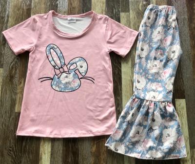 China Easter Boutique Casual Remake Teams Girls Outfits Ruffle Clothing Drop Boutique Outfit Sets for sale