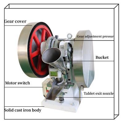 China TDP-6 Electric Tabletmachine 6-Ton-Pressure Pill Maker Machine Tdp6T Single Punch Pill Making Machine for sale