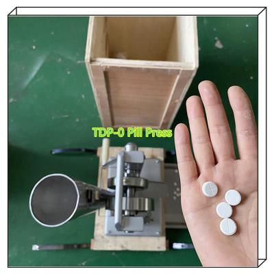 China 15KN Iron Single Punch Tablet Press Machine Manual Tablet Making Machine GMP TDP-0 for sale