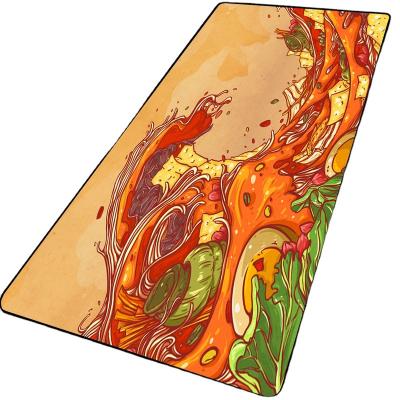 China Anti-Fall Gaming Computer Mouse Pad Art Mousepad Locking Edge Desk Mat for sale