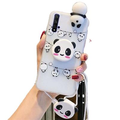 China Shockproof Cute Soft Case 3D Kawaii Panda Silicone Cover Phone Cases TPU Gifts for sale