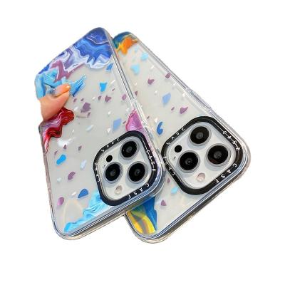 China Summer Shockproof Official Watercolor Painting Ink Soft Silicon Phone Case for sale