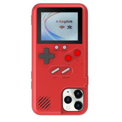 China Shockproof For iPhone 11 12 Pro Max Phone Cases Gameboy Playable USB Charging For iPhone 6 Plus Smartphone Case For iPhone X XR XS Max for sale