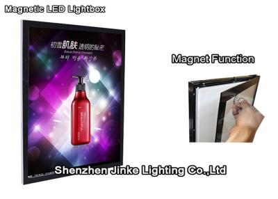 China Silver Frame Magnetic Cover A3 LED Light Boxes Single Side Open For Airport for sale