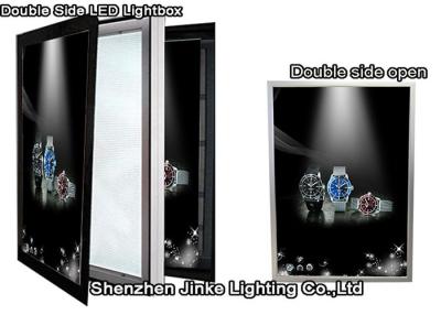 China Customized Double Sides LED Snap Frame Light Box With 4mm Laser Engraved LGP for sale