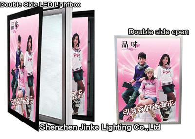 China Slimline Double Sided LED Light Box / Two Sided Poster Frame Light Box Signage for sale