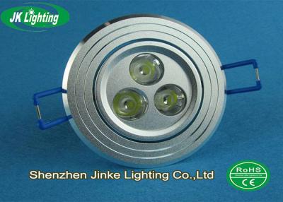 China Commercial Indoor LED Lighting 240LM , Small Recessed LED Downlight 3w for sale