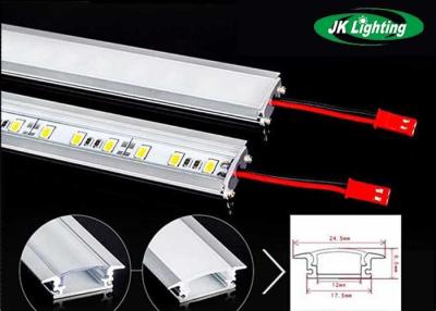 China 5630 SMD Aluminium LED Bar DC12V with Milky Cover , led strip bar for sale