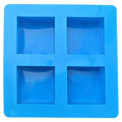 China Solid Works Food Grade Diy Hand Made Square Shape For Making Fondant Decorating Tools Make Silicone Mold for sale